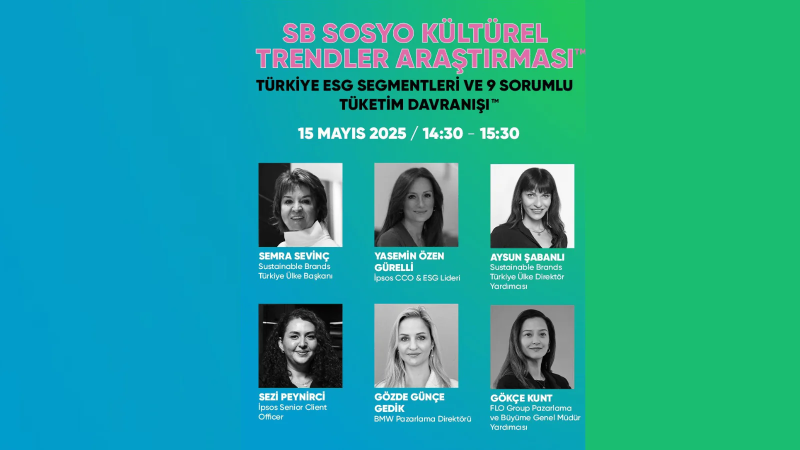 SB Sosyo Kültürel Trendler Araştırması: Türkiye'nin ESG Segmentleri ve 9 Sorumlu Tüketim Davranışı