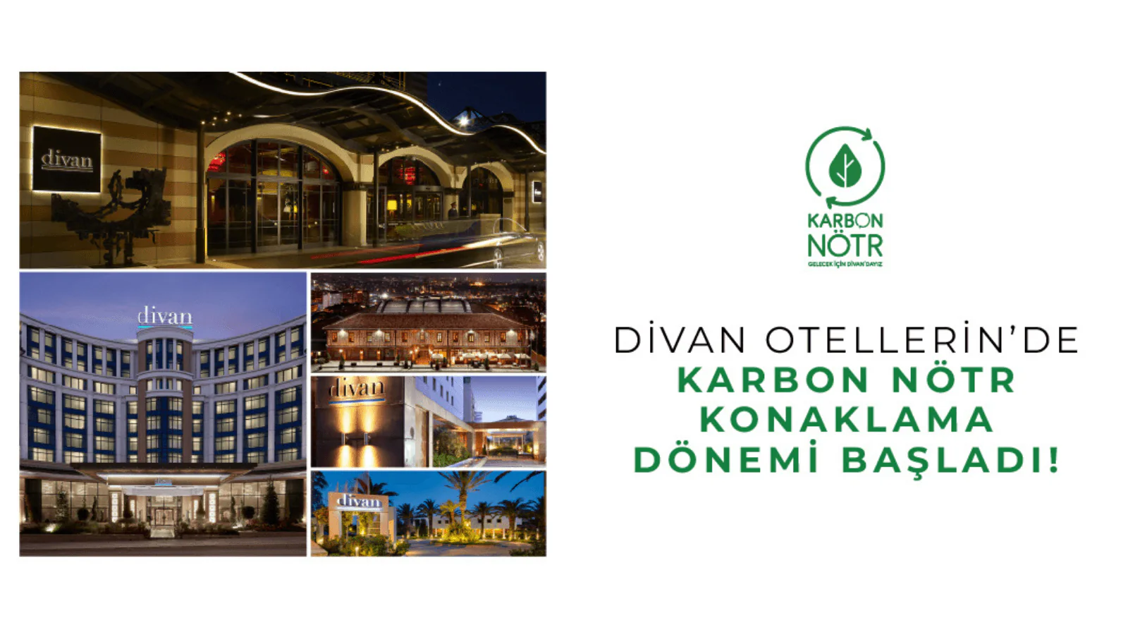 Divan Otellerinde Karbon Nötr Konaklama Deneyimi